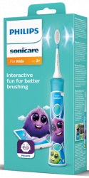 PHILIPS Sonicare elektriskā zobu birste HX6322/04 for Kids, zila